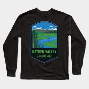 Hayden Valley Yellowstone National Park Long Sleeve T-Shirt